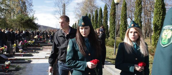 Траурное мероприятие в Северной Осетии Траурное мероприятие в Северной Осетии - Sputnik Южная Осетия