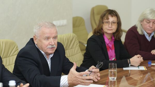 Встреча президента РЮО Анатолия Бибилова с Сергеем Никоненко - Sputnik Южная Осетия
