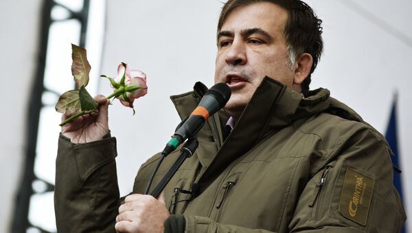 Митинг партии М. Саакашвили в Киеве - Sputnik Южная Осетия