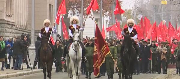 В СЕВЕРНОЙ ОСЕТИИ ОТМЕТИЛИ 100-ЛЕТИЕ ВЕЛИКОЙ ОКТЯБРЬСКОЙ РЕВОЛЮЦИИ В СЕВЕРНОЙ ОСЕТИИ ОТМЕТИЛИ 100-ЛЕТИЕ ВЕЛИКОЙ ОКТЯБРЬСКОЙ РЕВОЛЮЦИИ - Sputnik Южная Осетия