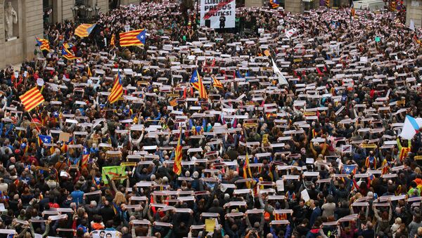 Забастовка в Барселоне - Sputnik Южная Осетия