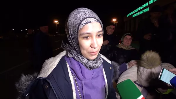 В Грозный доставили самую большую группу женщин и детей, спасенных в Сирии