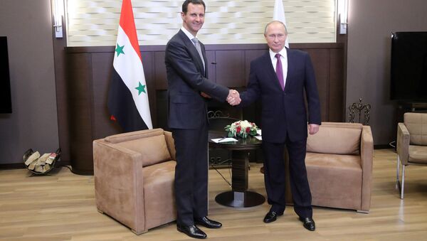 Рабочая встреча президента РФ В. Путина с президентом Сирии Б. Асадом - Sputnik Южная Осетия