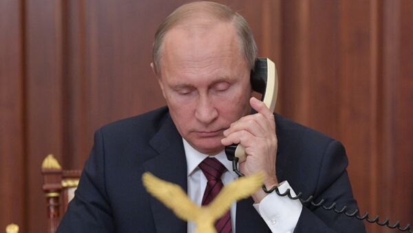 Президент РФ В. Путин провел телефонный разговор с главами ДНР А. Захарченко и ЛНР И. Плотницким - Sputnik Южная Осетия