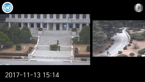 Побег солдата из Северной Кореи в Южную попал на видеокамеры - Sputnik Южная Осетия