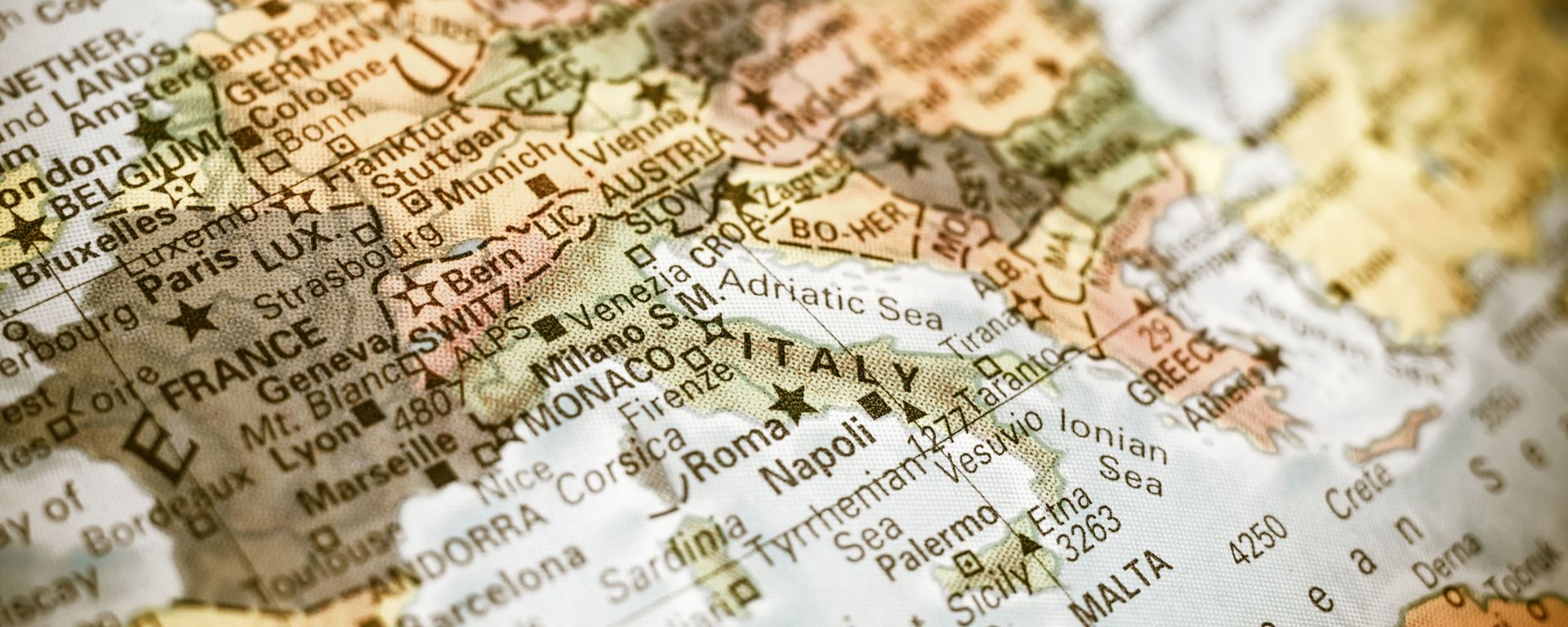 Европейские страны на карте - Sputnik Южная Осетия, 1920, 12.07.2026