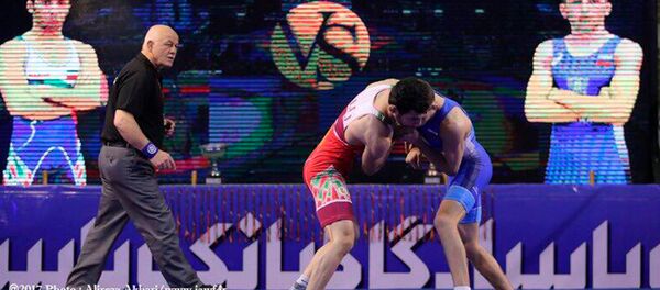 Георгий Тибилов - серебряный призер Кубка мира по греко-римской борьбе среди юниоров Георгий Тибилов - серебряный призер Кубка мира по греко-римской борьбе среди юниоров - Sputnik Южная Осетия