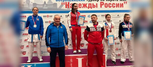 В Санкт-Петербурге прошли Всероссийские соревнования по каратэ Надежды России В Санкт-Петербурге прошли Всероссийские соревнования по каратэ Надежды России - Sputnik Южная Осетия