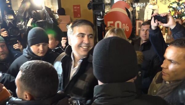 Они хотели запугать нас: Саакашвили выступил перед сторонниками - Sputnik Южная Осетия