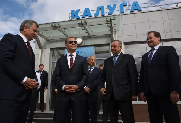 Рабочая поездка премьер-министра РФ Д.Медведева в Калужскую область - Sputnik Южная Осетия