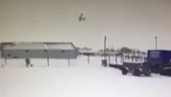 Падение самолета в Нарьян-Маре попало на видео - Sputnik Южная Осетия