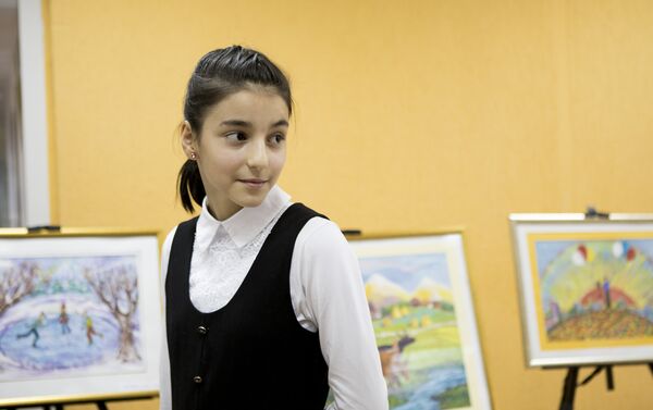 Открытие детской выставки Аланские узоры - Sputnik Южная Осетия
