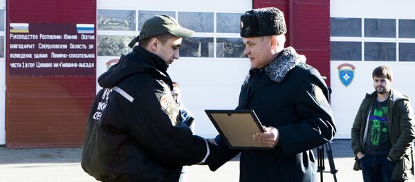 Награждение спасателей Южной Осетии Награждение спасателей Южной Осетии - Sputnik Хуссар Ирыстон