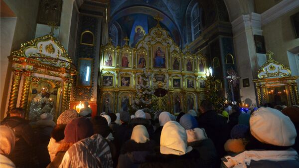 Празднование Рождества Христова в Белоруссии - Sputnik Южная Осетия