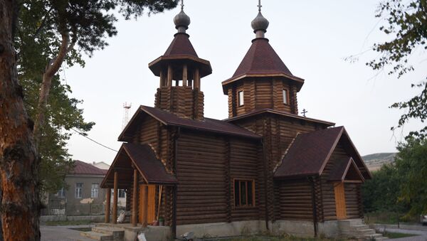 Храм Успения Пресвятой Богородицы в поселке Знаур - Sputnik Южная Осетия