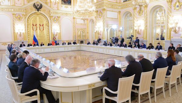 Президент РФ В. Путин провел заседание Совета по культуре и искусству - Sputnik Южная Осетия