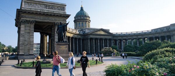 Казанский собор, один из крупнейших храмов Санкт-Петербурга Казанский собор, один из крупнейших храмов Санкт-Петербурга - Sputnik Южная Осетия