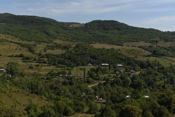 Вид на село Корнис Знаурского района - Sputnik Южная Осетия