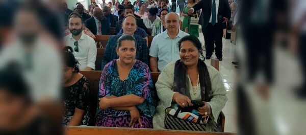 Министр иностранных дел Республики Южная Осетия Дмитрий Медоев принял участие в торжественной мессе в кафедральном соборе г. Анабере - Sputnik Южная Осетия