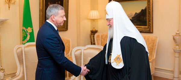 Патриархы фембæлд Цæгат Ирыстоны сæргълæууæг Битарты Вячеславимæ Патриархы фембæлд Цæгат Ирыстоны сæргълæууæг Битарты Вячеславимæ - Sputnik Хуссар Ирыстон