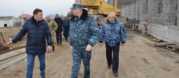 В Цхинвале строят координационный центр МВД Южной Осетии и РФ В Цхинвале строят координационный центр МВД Южной Осетии и РФ - Sputnik Южная Осетия