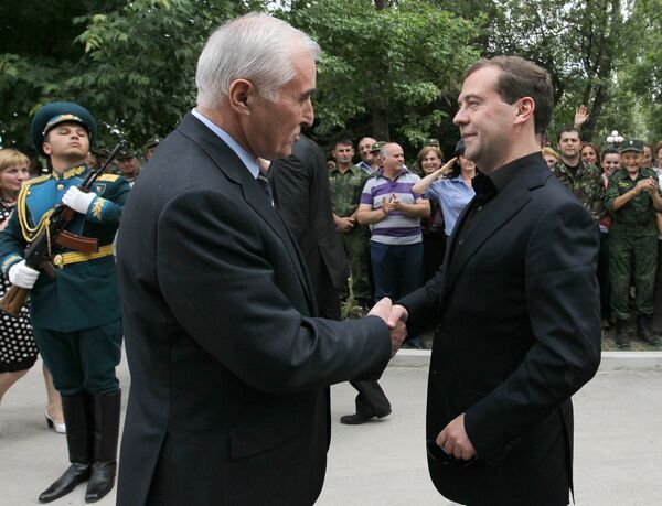 Рабочий визит Д. Медведева в Южную Осетию - Sputnik Южная Осетия
