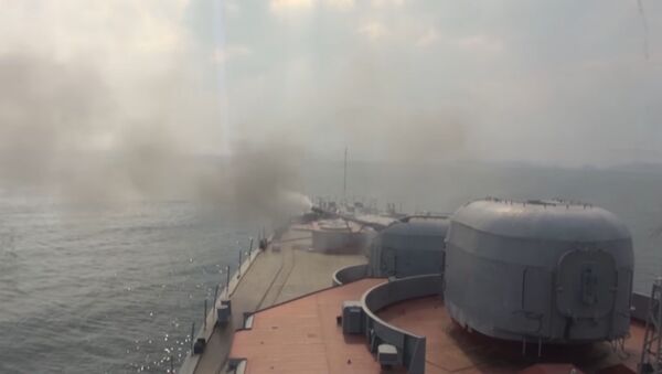 БПК Адмирал Виноградов провел стрельбы в Японском море - Sputnik Южная Осетия