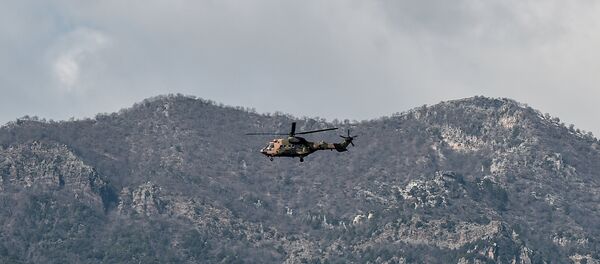 Турецкий вертолет Турецкий вертолет - Sputnik Южная Осетия