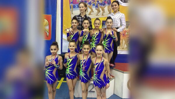 Гимнастки из Южной Осетии завоевали серебро на турнире в Нальчике - Sputnik Хуссар Ирыстон