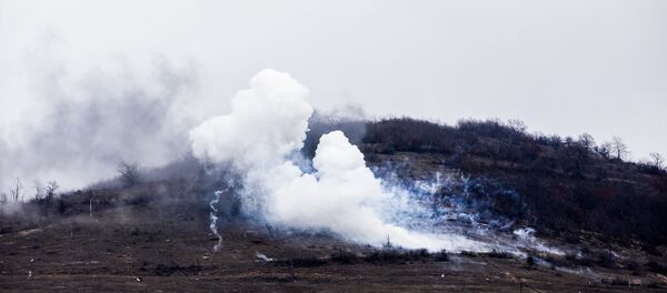 Показательные учения на полигоне Дзарцем - Sputnik Южная Осетия