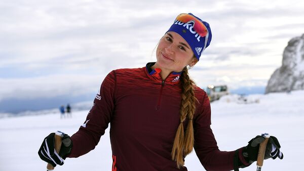 Российская лыжница Юлия Белорукова - Sputnik Южная Осетия