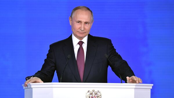 Ежегодное послание президента РФ В. Путина Федеральному Собранию - Sputnik Южная Осетия