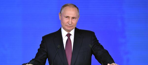 Ежегодное послание президента РФ В. Путина Федеральному Собранию Ежегодное послание президента РФ В. Путина Федеральному Собранию - Sputnik Южная Осетия