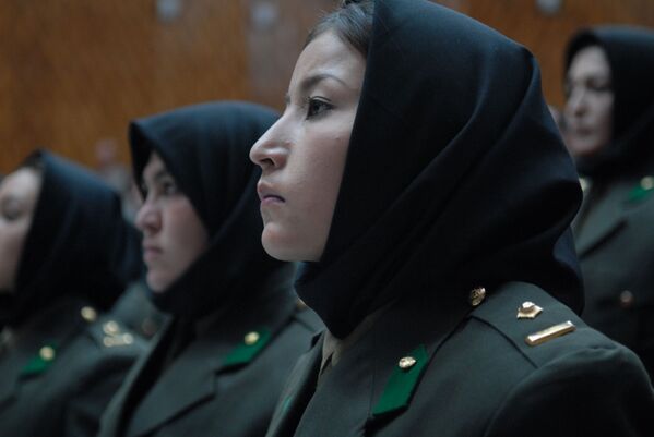 Выпуск женщин-военнослужащих в Афганистане - Sputnik Южная Осетия