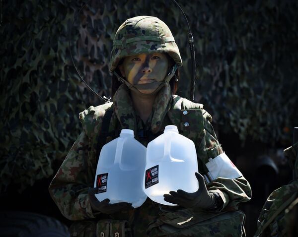 Женщина-солдат японской армии - Sputnik Южная Осетия