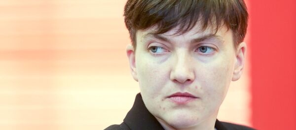 Депутат Верховной рады Украины Надежда Савченко Депутат Верховной рады Украины Надежда Савченко - Sputnik Южная Осетия