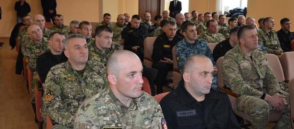 Собрание сотрудников МВД Южной Осетии Собрание сотрудников МВД Южной Осетии - Sputnik Южная Осетия