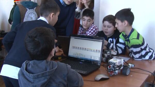 Соревнования по робототехнике FabLab Alania - Sputnik Южная Осетия