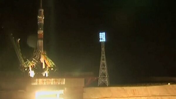 С Байконура стартовала ракета Союз-ФГ с пилотируемым кораблем - Sputnik Южная Осетия