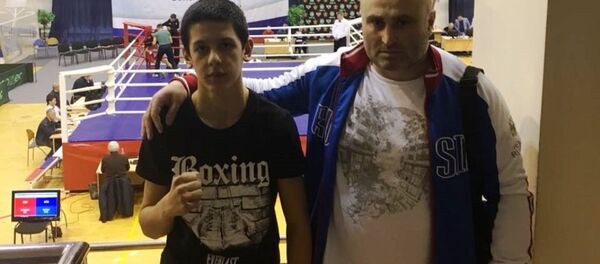 Боксер Сослан Алборов Боксер Сослан Алборов - Sputnik Южная Осетия