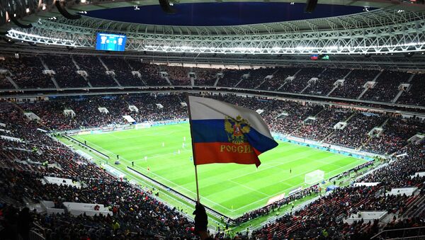 Товарищеский матч по футболу между сборными России и Бразилии на стадионе Лужники. - Sputnik Южная Осетия