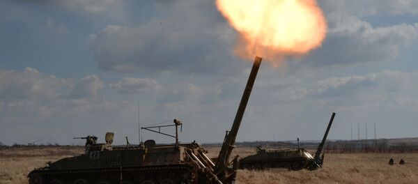 Артиллерийские учения - Sputnik Южная Осетия