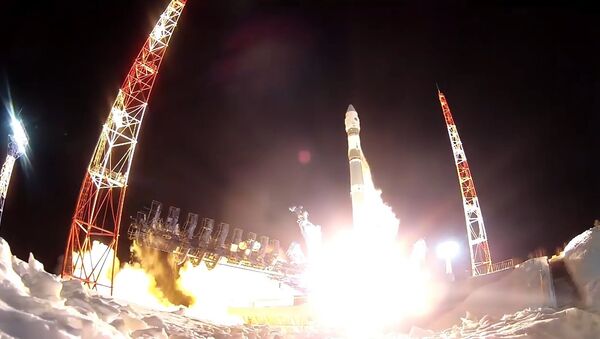 Минобороны опубликовало видео запуска ракеты-носителя Союз - Sputnik Южная Осетия