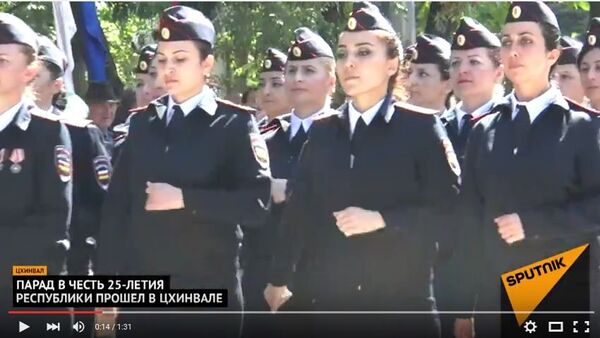 Военный парад в Цхинвале - Sputnik Южная Осетия