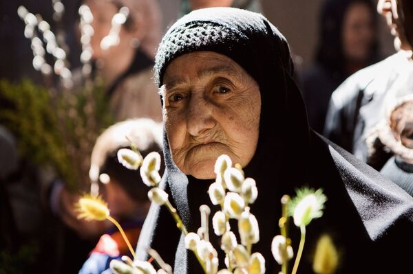 Православные христиане отмечают Вербное восресенье - Sputnik Южная Осетия