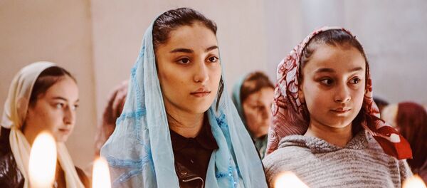 Вербное воскресенье в Цхинвале Вербное воскресенье в Цхинвале - Sputnik Южная Осетия