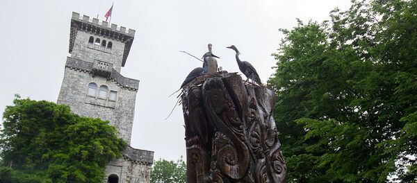 Смотровая башня на горе Ахун Смотровая башня на горе Ахун - Sputnik Южная Осетия