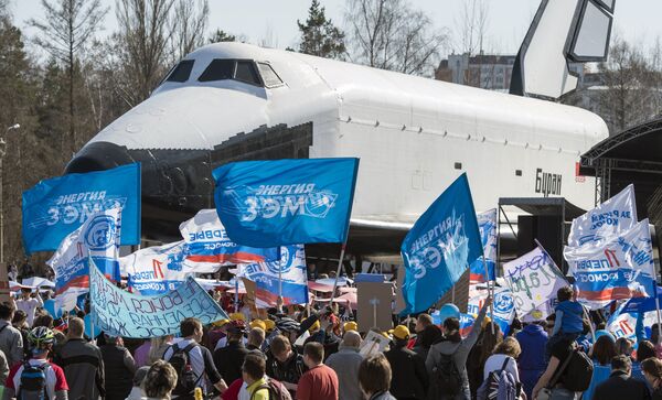 Празднование Дня космонавтики в России Празднование Дня космонавтики в России - Sputnik Южная Осетия