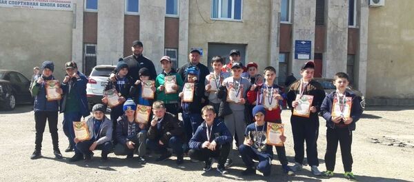 Воспитанники детско-юношеской школы бокса Южной Осетии Воспитанники детско-юношеской школы бокса Южной Осетии - Sputnik Южная Осетия