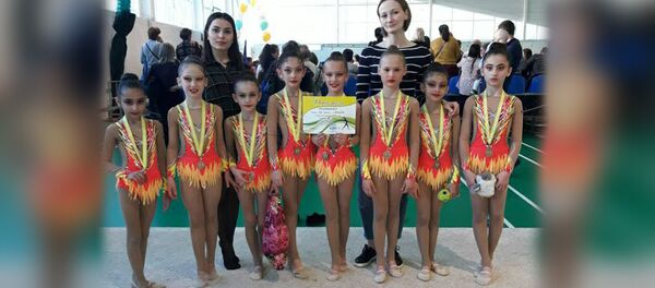 Гимнастки из Южной Осетии Гимнастки из Южной Осетии - Sputnik Хуссар Ирыстон